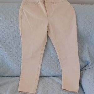 d. jeans Cream Trousers